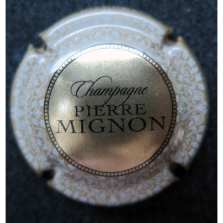 Capsule Muselet champagne Pierre Mignon n° 151e or contour crème pâle