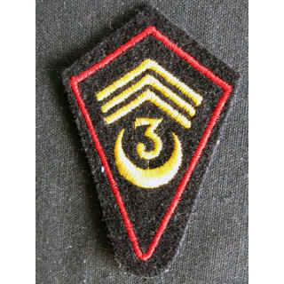 LOSANGE DE BRAS MODÈLE 45 :  modèle troupe 3° régiment de spahis algériens FFA avant 1964 variante