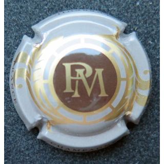  Muselet bouteille de champagne Pierre Mignon n° 136 contour grège
