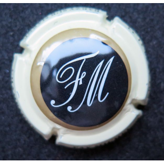 Capsule Muselet de bouteille de champagne Faÿ Michel n° 41d beige