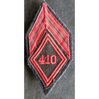 LOSANGE DE BRAS MODÈLE 45 : Écusson de brigadier du 410° Bataillon de Commandement et Services