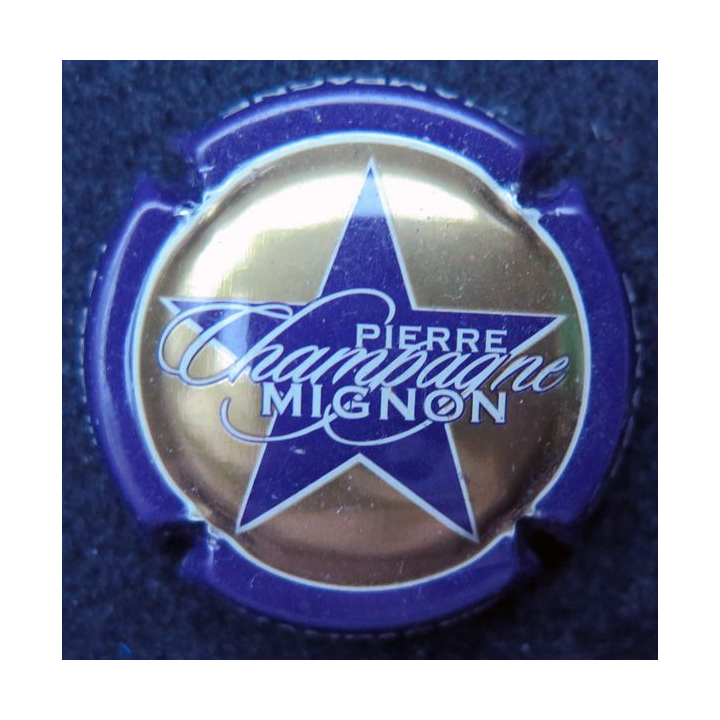 Capsule Muselet de champagne Pierre Mignon n° 48h contour prune