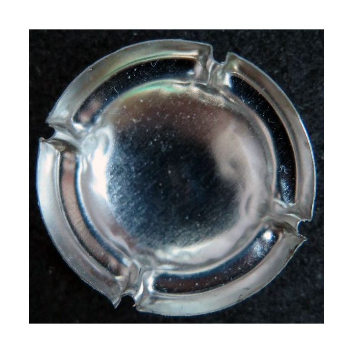 Capsule Muselet de champagne Epernay n° 8 Crème pale et noir