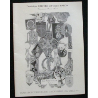 Catalogue illustré RIBEYRE - BARON sur insignes régimentaires Stella