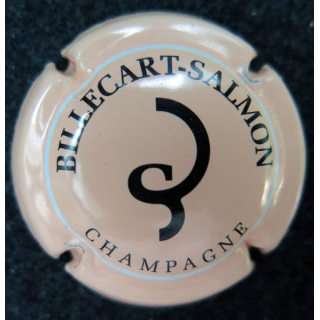 Capsule Muselet de champagne Billecart-Salmon n° 50 saumon et noir