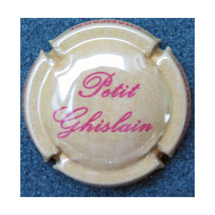 Capsule Muselet de bouteille de Champagne Ghislain Petit