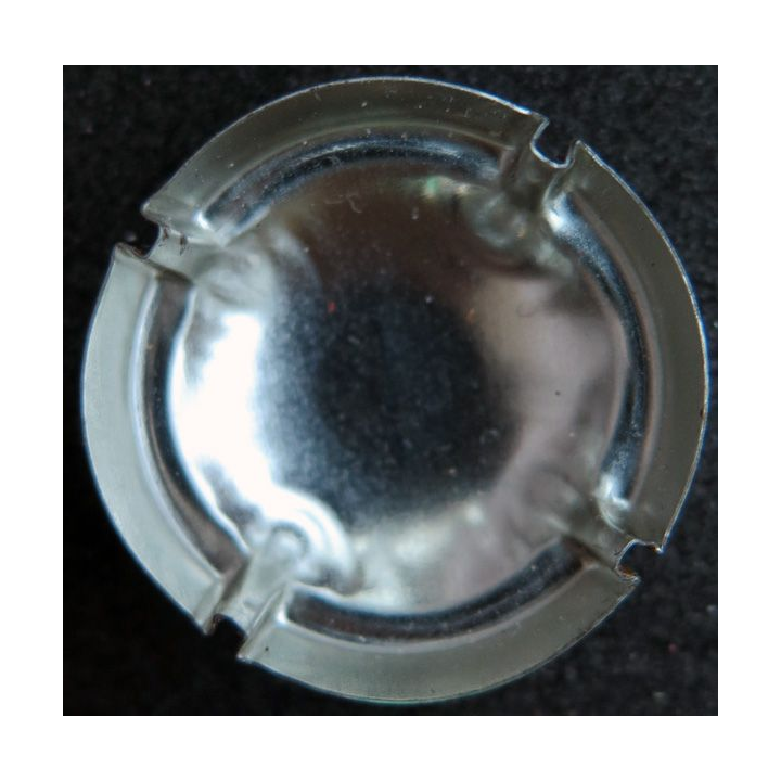 Capsule Muselet de champagne Ruinart n° 62 or-bronze et noir 28 mm