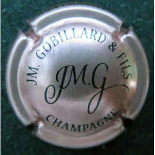 Capsule Muselet de champagne GOBILLARD J.M. et Fils n° 28 rosé et noir