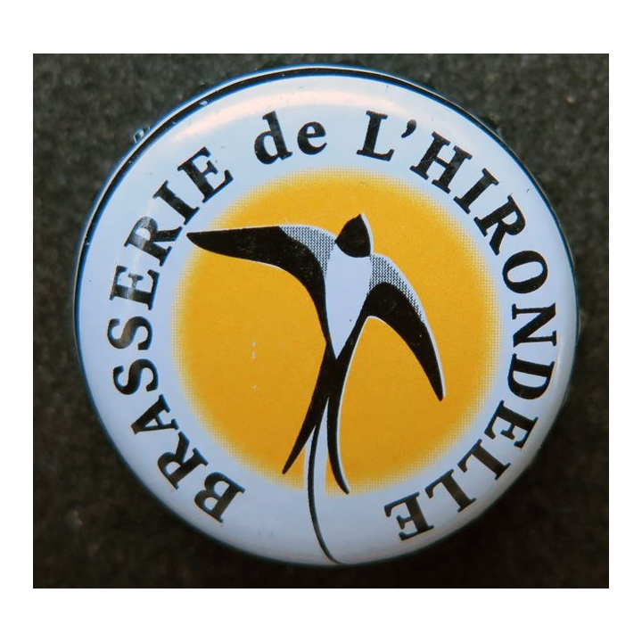 Capsule de bouteille de bière Brasserie de l'hirondelle