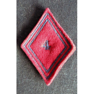 LOSANGE DE BRAS MODÈLE 45 :  4° Compagnie Médico-Chirurgicale du régiment médical