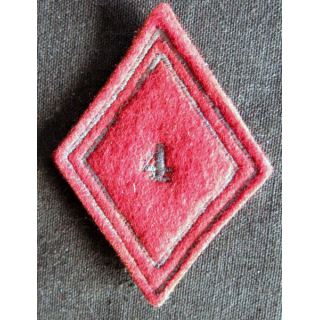 LOSANGE DE BRAS MODÈLE 45 :  4° Compagnie Médico-Chirurgicale du régiment médical