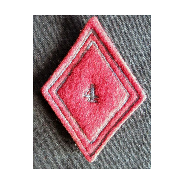 LOSANGE DE BRAS MODÈLE 45 :  4° Compagnie Médico-Chirurgicale du régiment médical