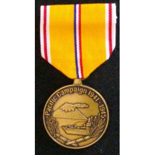 USA : PACIFIC CAMPAIGN 1941-1945 COMMEMORATIVE MEDAL 50 ANS