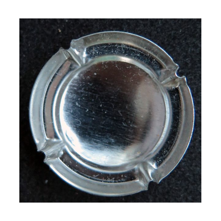 Capsule Muselet de bouteille de champagne Philbert marron et or 