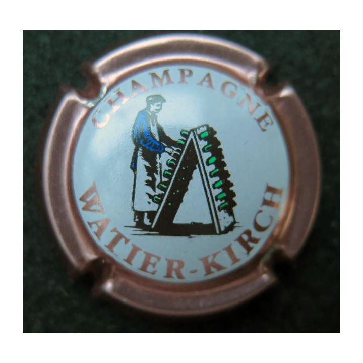 Capsule Muselet de bouteille de champagne Watier - kirch contour rosé 