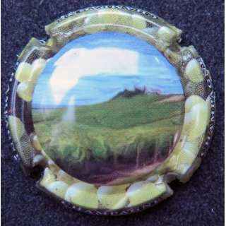 Capsule Muselet de bouteille de champagne générique n° 1003b vignes