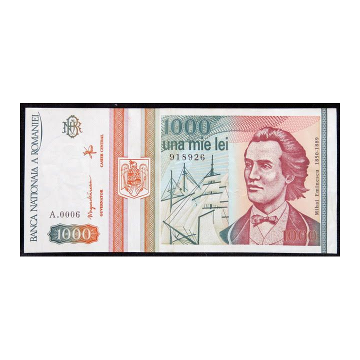 ROUMANIE : billet de banque de 1000 lei Neuf 1993
