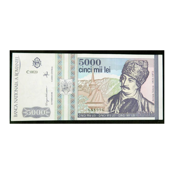 ROUMANIE : billet de banque de 5000 lei Neuf 1993