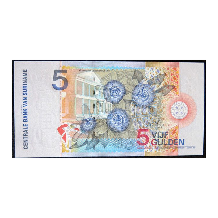 SURINAME : billet de banque de 5 gulden Neuf 2000