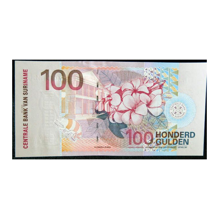 SURINAME : billet de banque de 100 gulden Neuf 2000