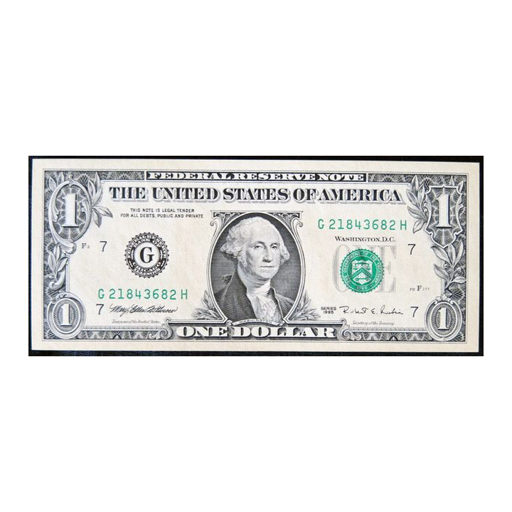 USA - Billet de 1 dollar Neuf 1995