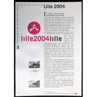 Document philatéliques officiels la Poste Lille 2004