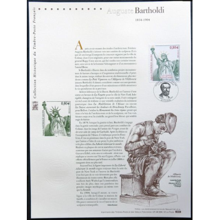 Document philatéliques officiels la Poste Auguste Bartholdi