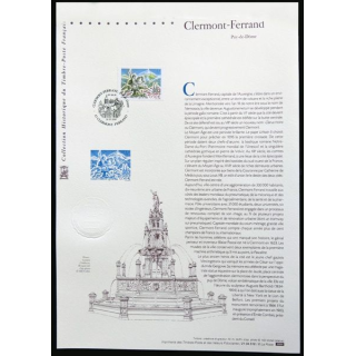 Document philatéliques officiels la Poste Clermont-Ferrand