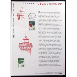 Document philatéliques officiels la Poste Le phare d'Ouistreham