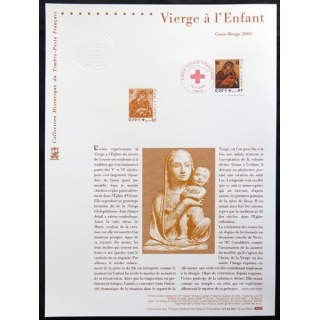 Document philatéliques officiels la Poste Vierge à l'enfant
