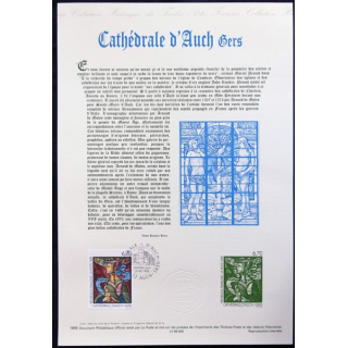 Document philatéliques officiels la Poste Cathédrale d'Auch Gers