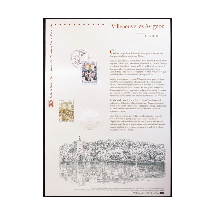 Documents philatéliques officiels la Poste France Monaco Institut de paléontologie humaine
