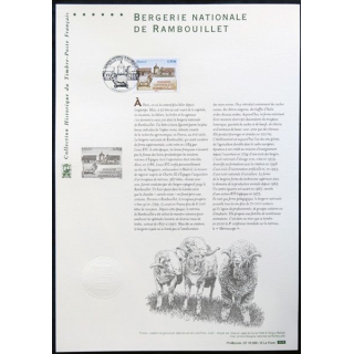 Documents philatéliques officiels la Poste Bergerie nationale de Rambouillet