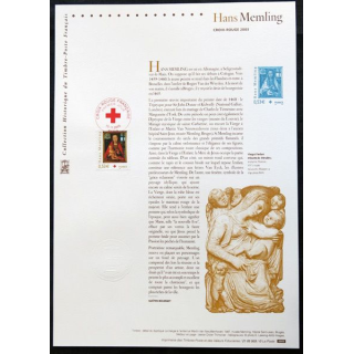 Documents philatéliques officiels la Poste Hans Memling croix-Rouge 2005