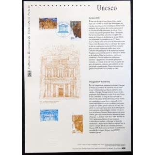 Documents philatéliques officiels la Poste Unesco