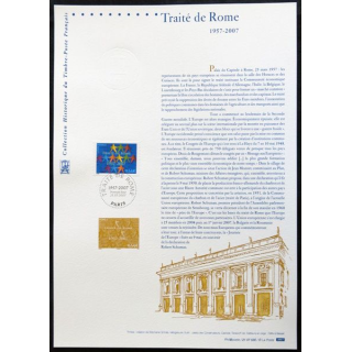 Documents philatéliques officiels la Poste Traité de Rome 1957-2007