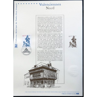 Documents philatéliques officiels la Poste Valenciennes Nord