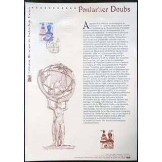 Documents philatéliques officiels la Poste Pontarlier Doubs