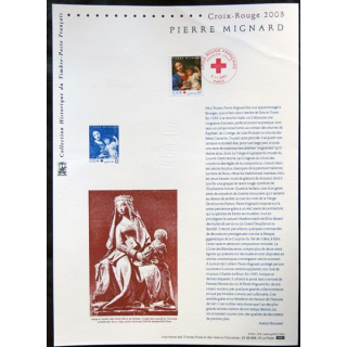 Documents philatéliques officiels la Poste Pierre Mignard Croix Rouge 2003