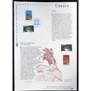 Documents philatéliques officiels la Poste Unesco