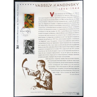 Documents philatéliques officiels la Poste  : Vassily Kandinsky 1866-1944