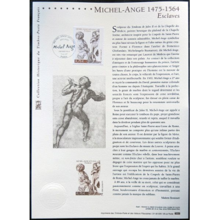 Documents philatéliques officiels la Poste : Michel Ange 1475-1564 Esclaves