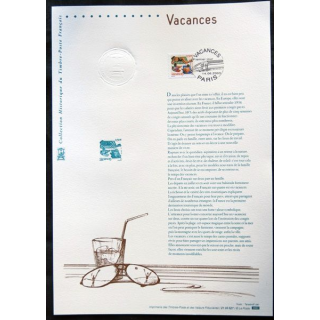 Documents philatéliques officiels la Poste : Vacances