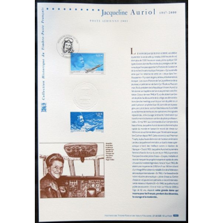 Documents philatéliques officiels la Poste : Jacqueline Auriol 1917-2000