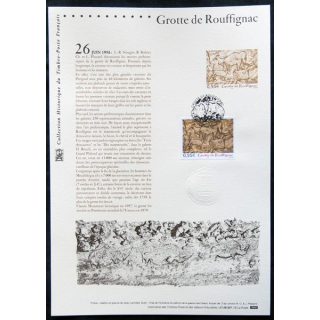 Documents philatéliques officiels la Poste : Grotte de Rouffignac