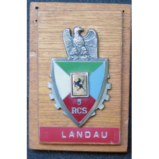 5° RCS : 5° régiment de commandement et de soutien sur support bois
