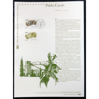 Documents philatéliques officiels la Poste : Pablo Casals 1876-1973