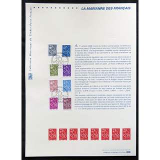 Documents philatéliques officiels la Poste : La Marianne des français