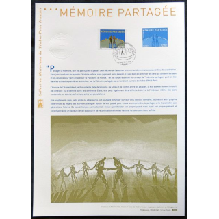 Documents philatéliques officiels la Poste : Mémoire partagée