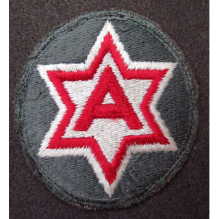 US PATCH : insigne tissu de la 6° armée US